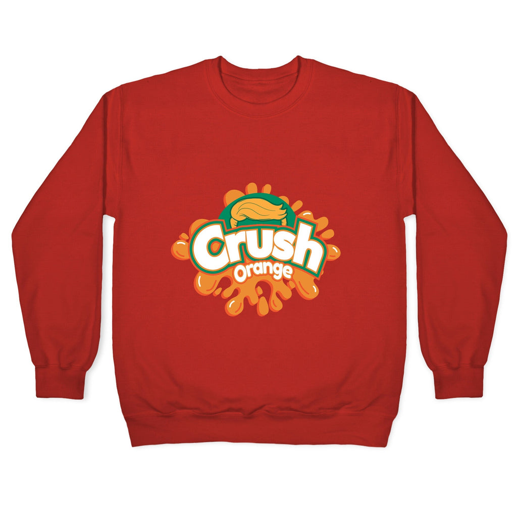 Orange Crush Harris Walz 2024 Crewneck Unisex