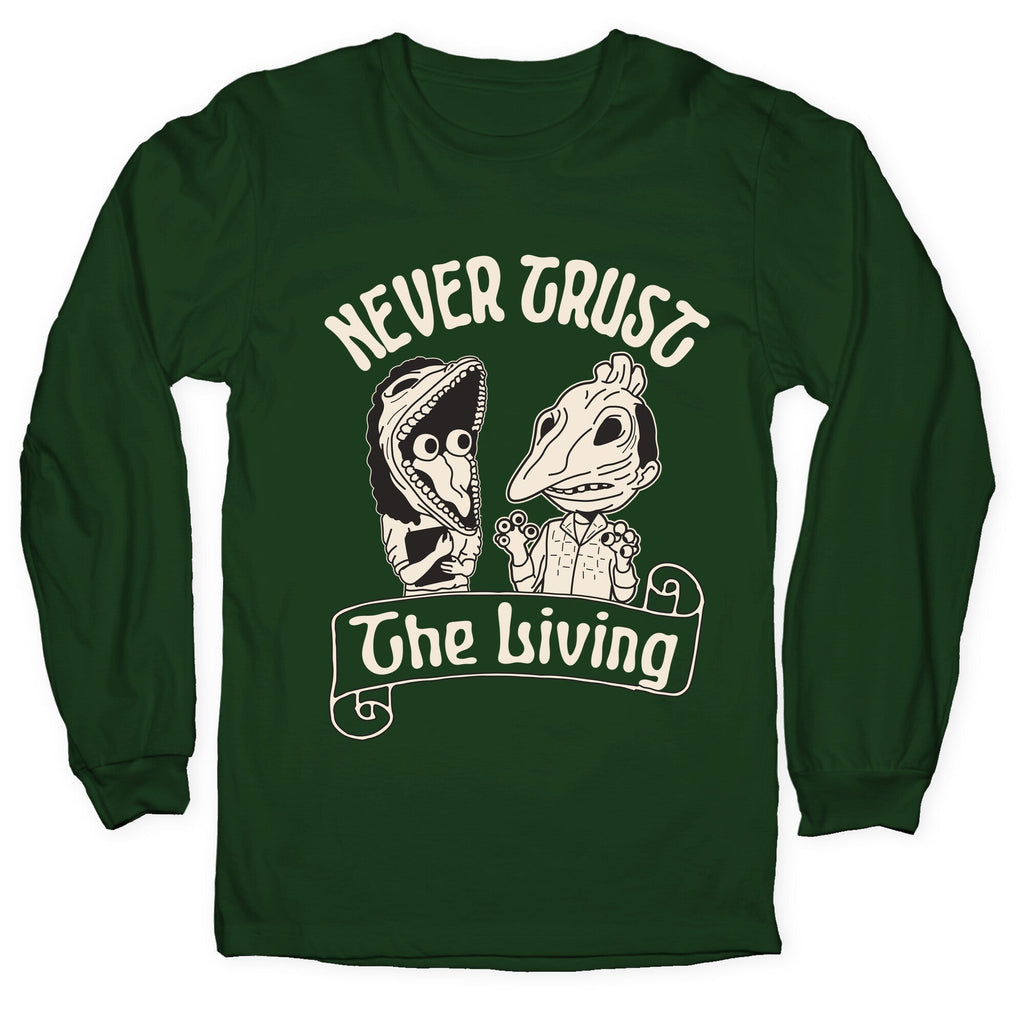 Beetlejuice Never Trust The Living Longsleeve Tee Unisex