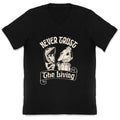 Beetlejuice Never Trust The Living V-Neck Unisex