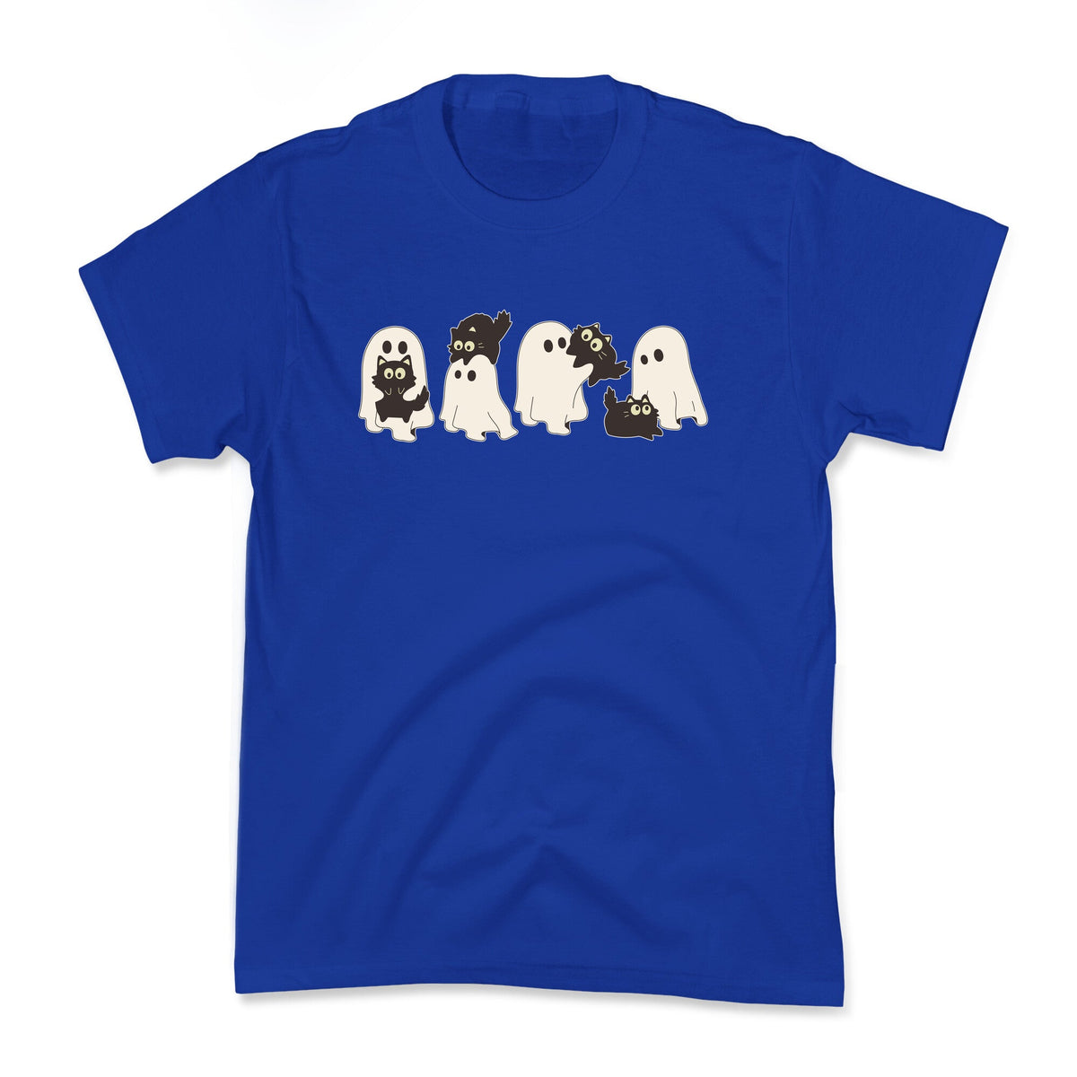 Cute Ghost Cats Kids Tee Unisex