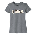Cute Ghost Cats Womens Cotton Tee Unisex