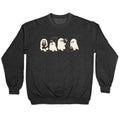 Cute Ghost Cats Crewneck Unisex