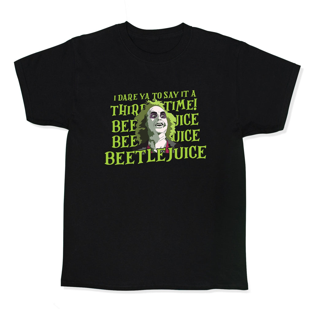 Beetlejuice I Dare Ya Kids Tee Unisex