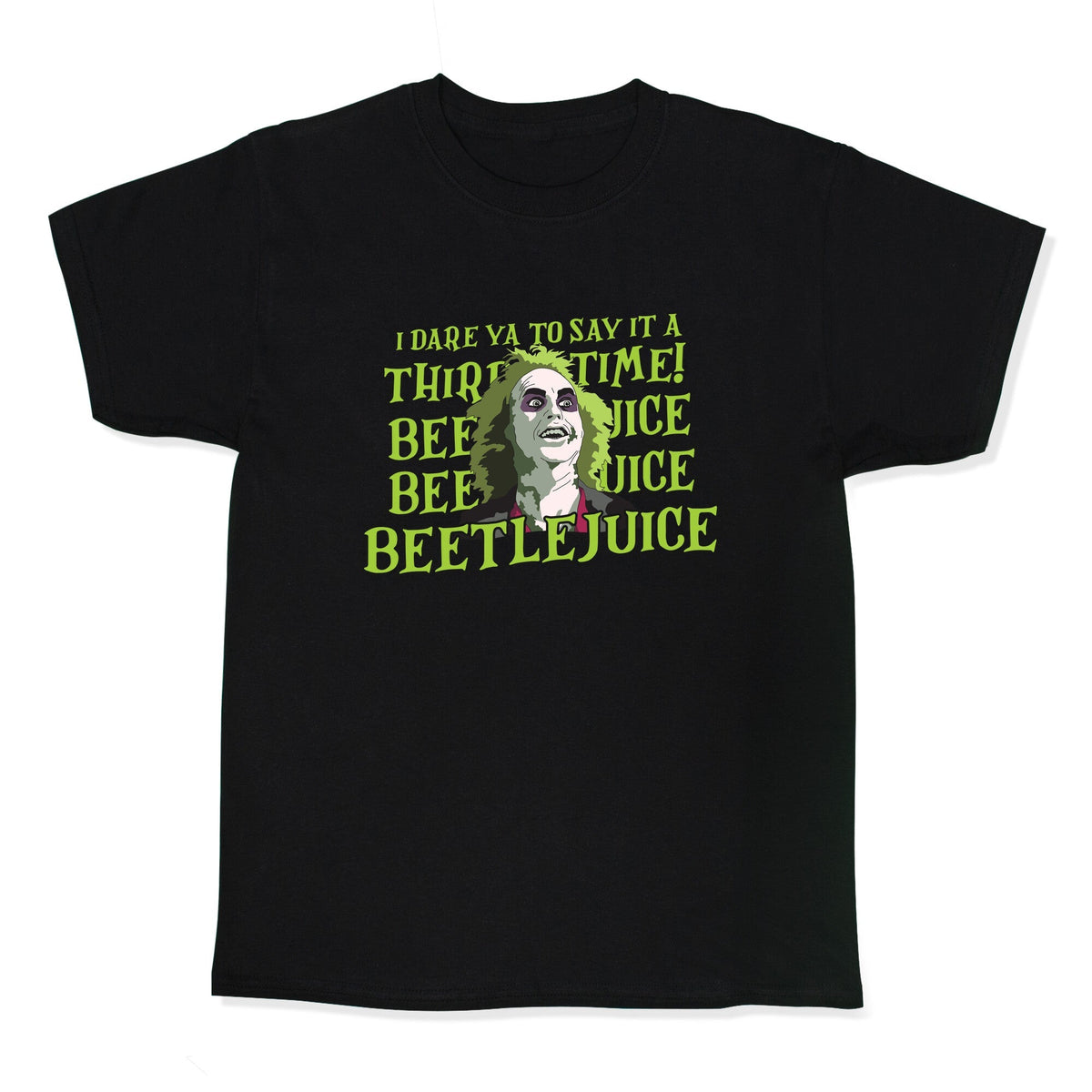 Beetlejuice I Dare Ya Kids Tee Unisex