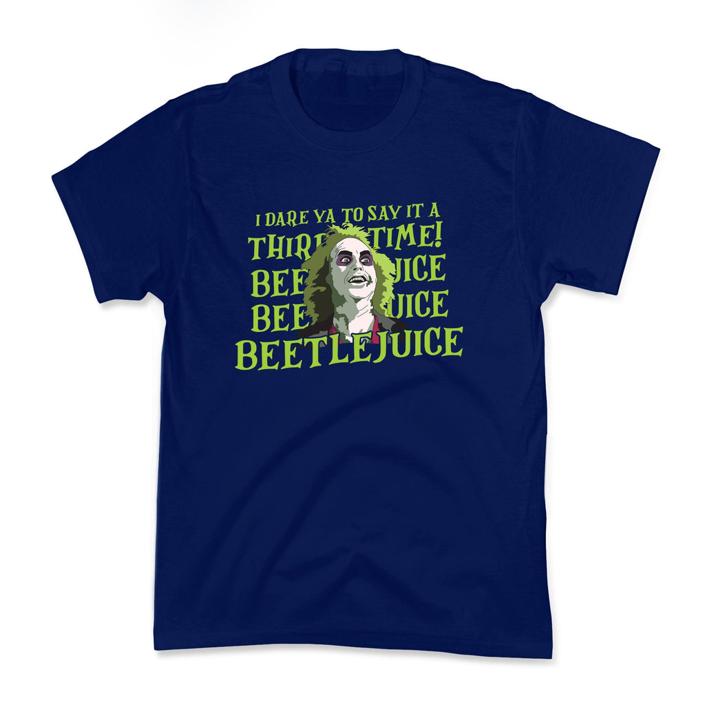 Beetlejuice I Dare Ya Kids Tee Unisex
