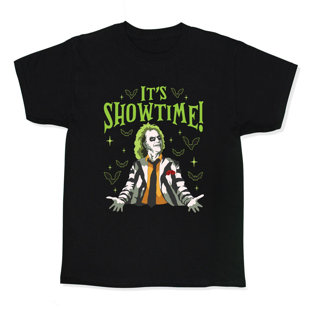 Beetlejuice Its Showtime Kids Tee Unisex