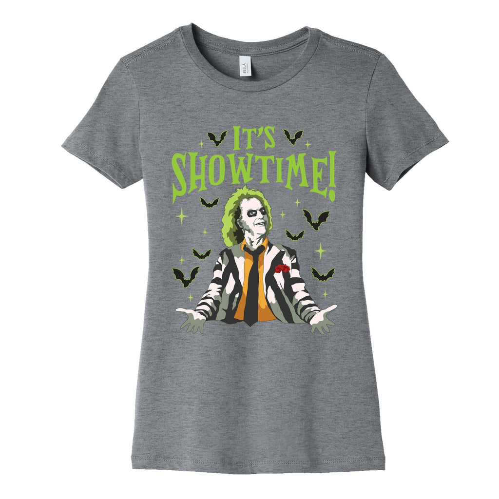 Beetlejuice Its Showtime Womens Cotton Tee Unisex