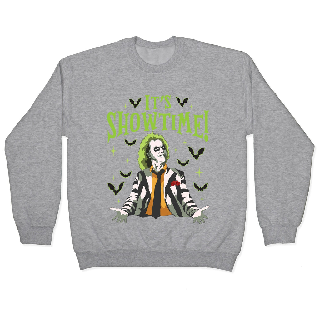 Beetlejuice Its Showtime Crewneck Unisex