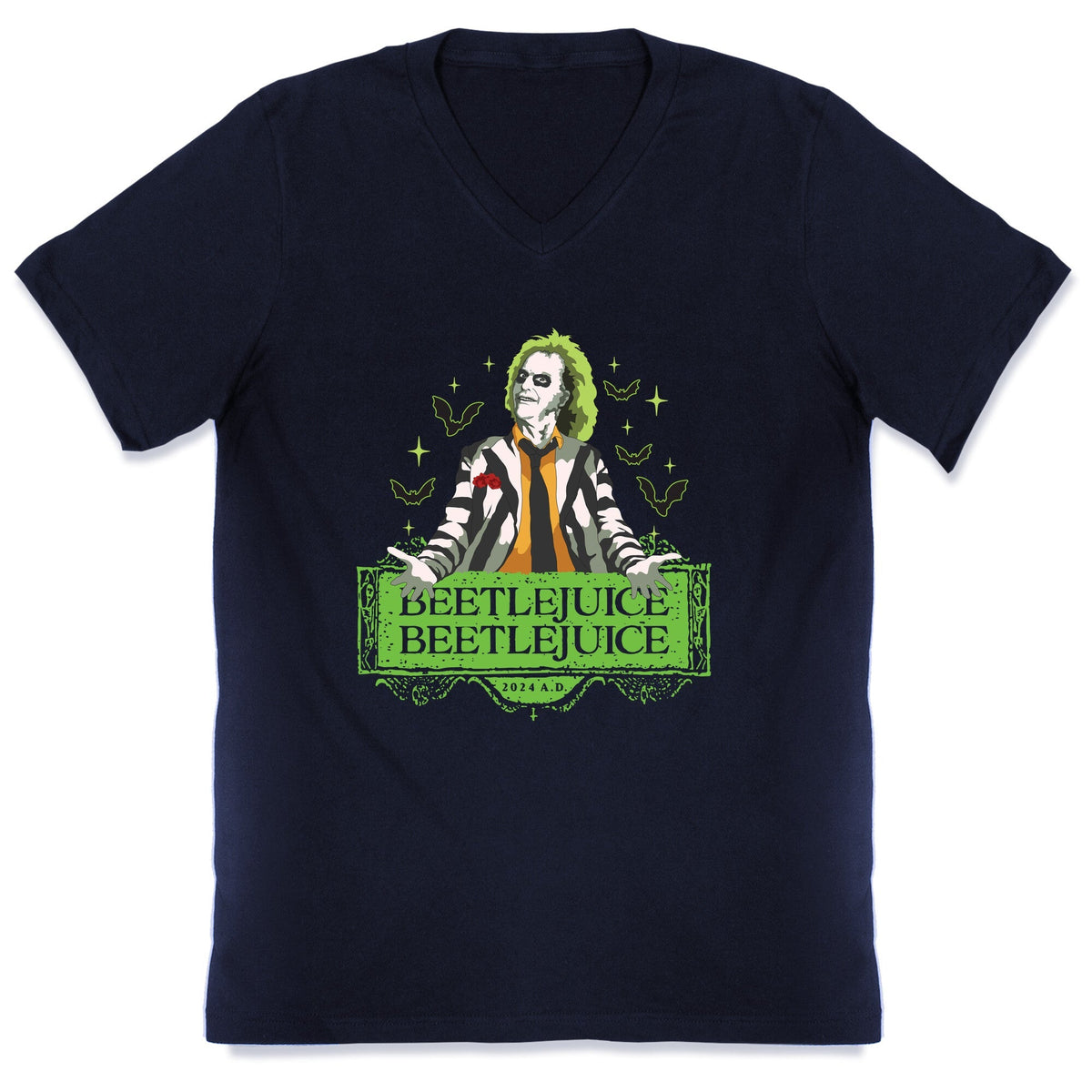 Beetlejuice Beetlejuice V-Neck Unisex