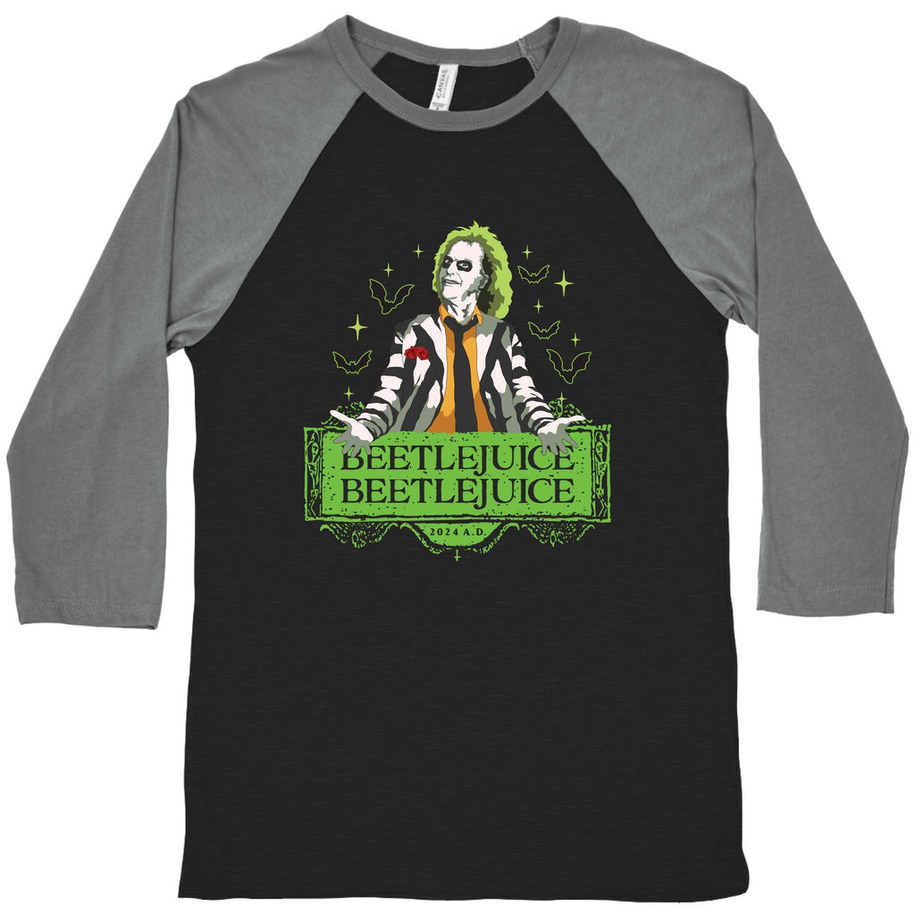 Beetlejuice Beetlejuice Baseball Tee Unisex