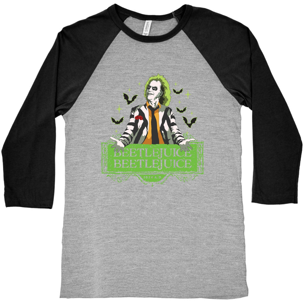 Beetlejuice Beetlejuice Baseball Tee Unisex