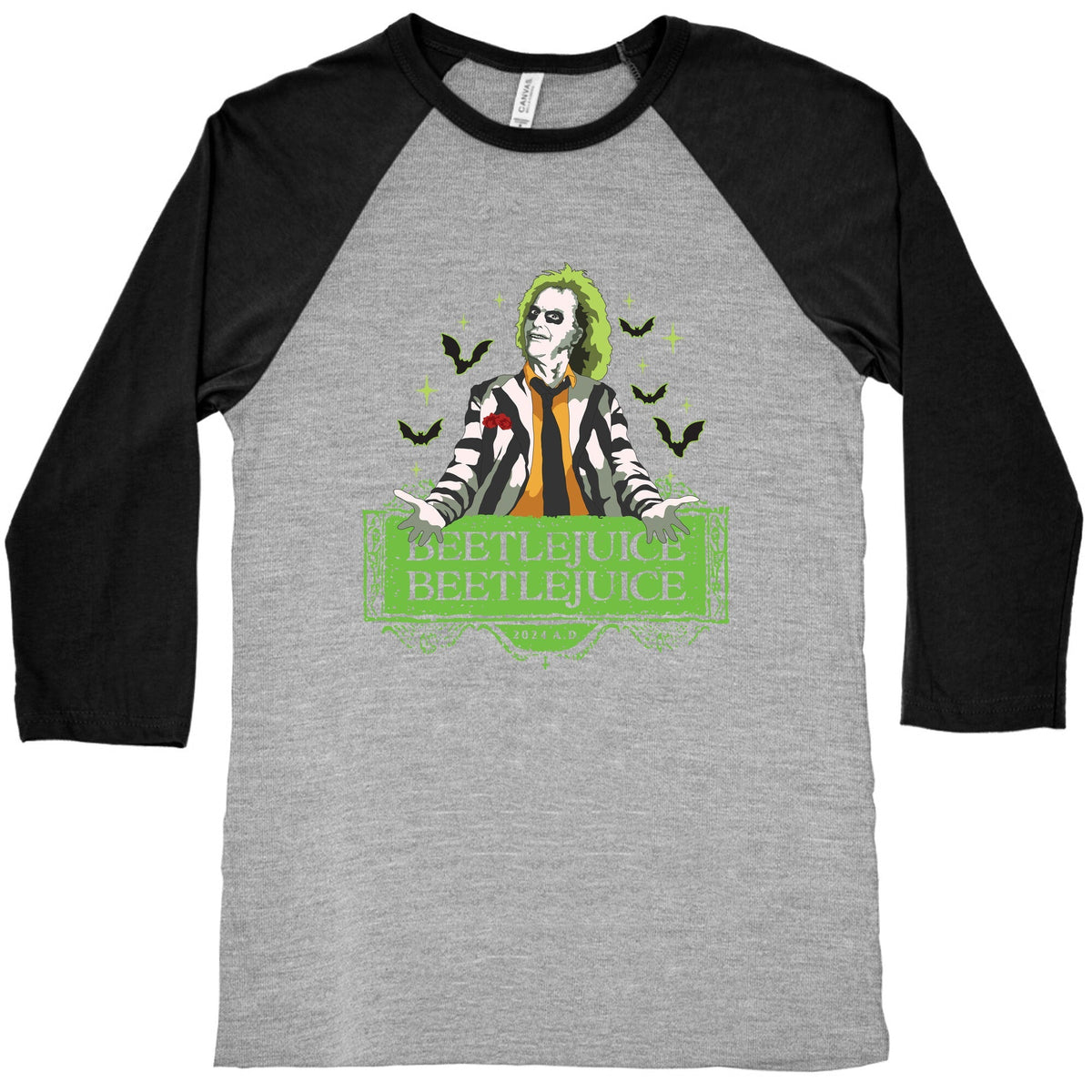Beetlejuice Beetlejuice Baseball Tee Unisex