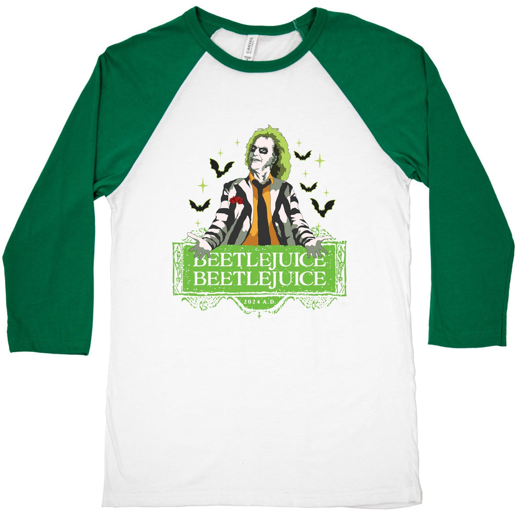 Beetlejuice Beetlejuice Baseball Tee Unisex