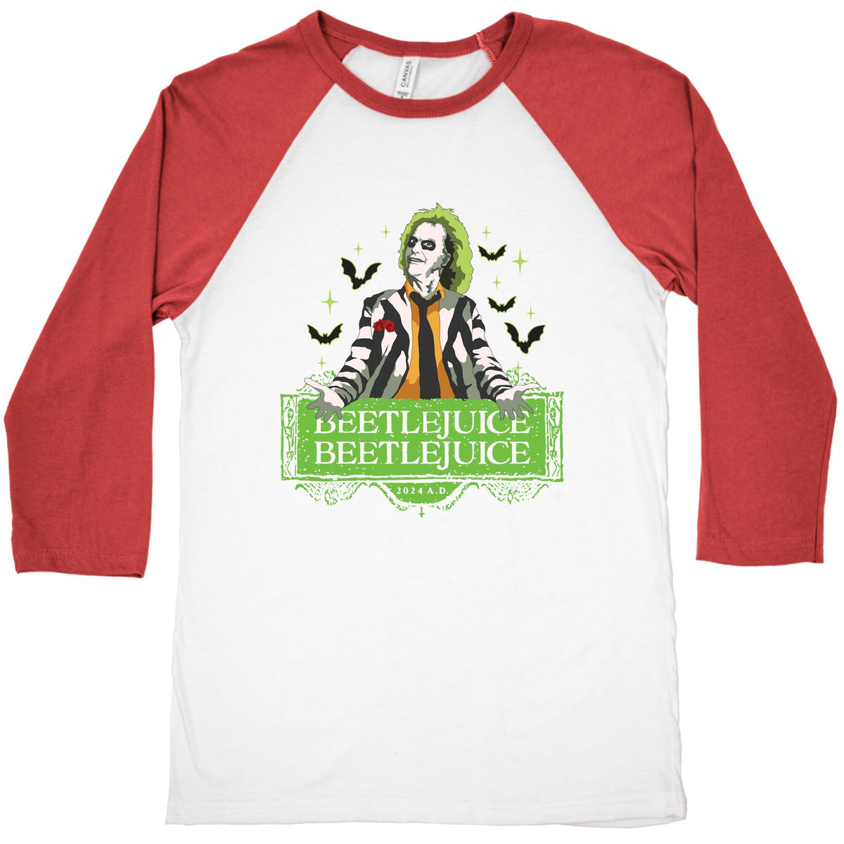 Beetlejuice Beetlejuice Baseball Tee Unisex