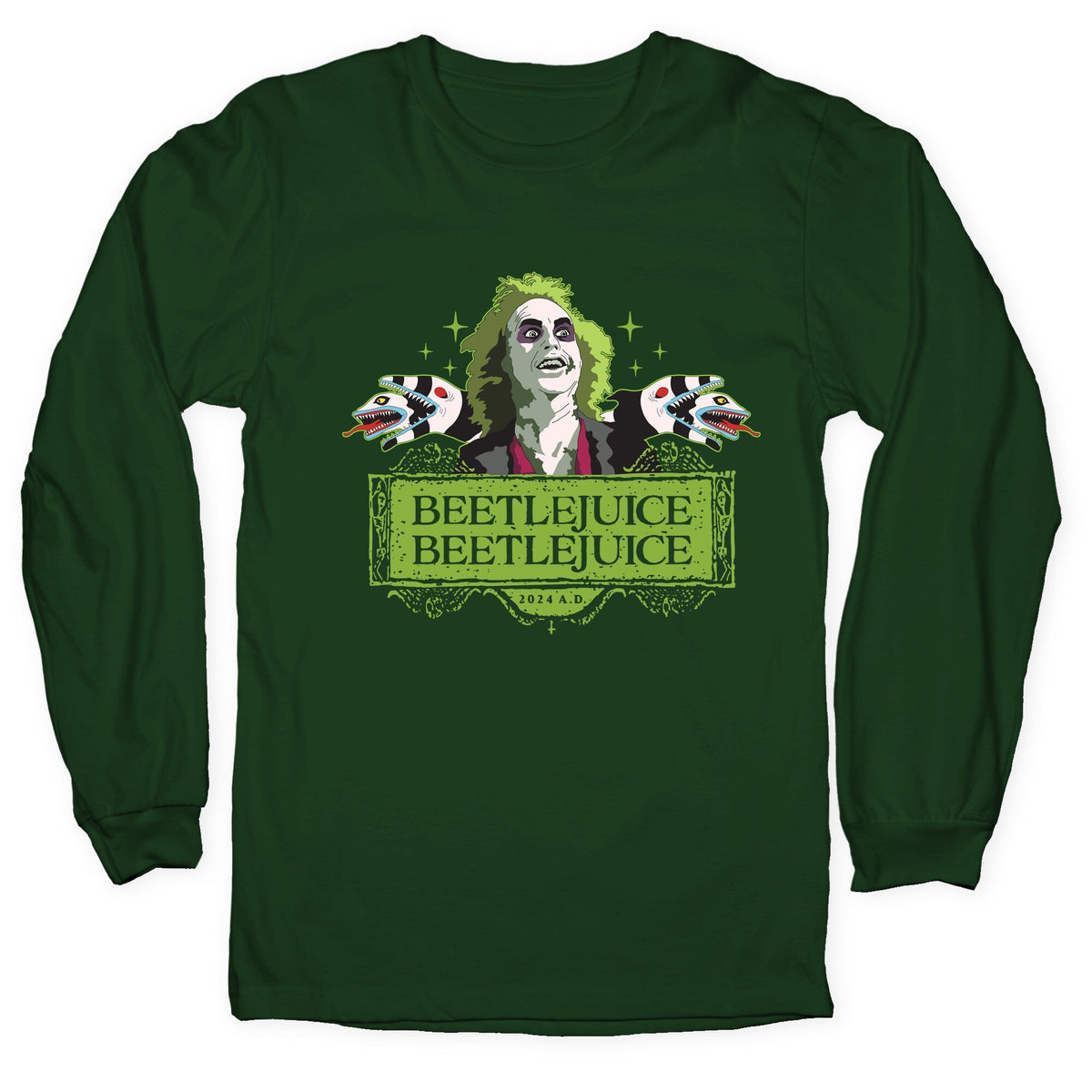 Beetlejuice Beetlejuice Longsleeve Tee Unisex