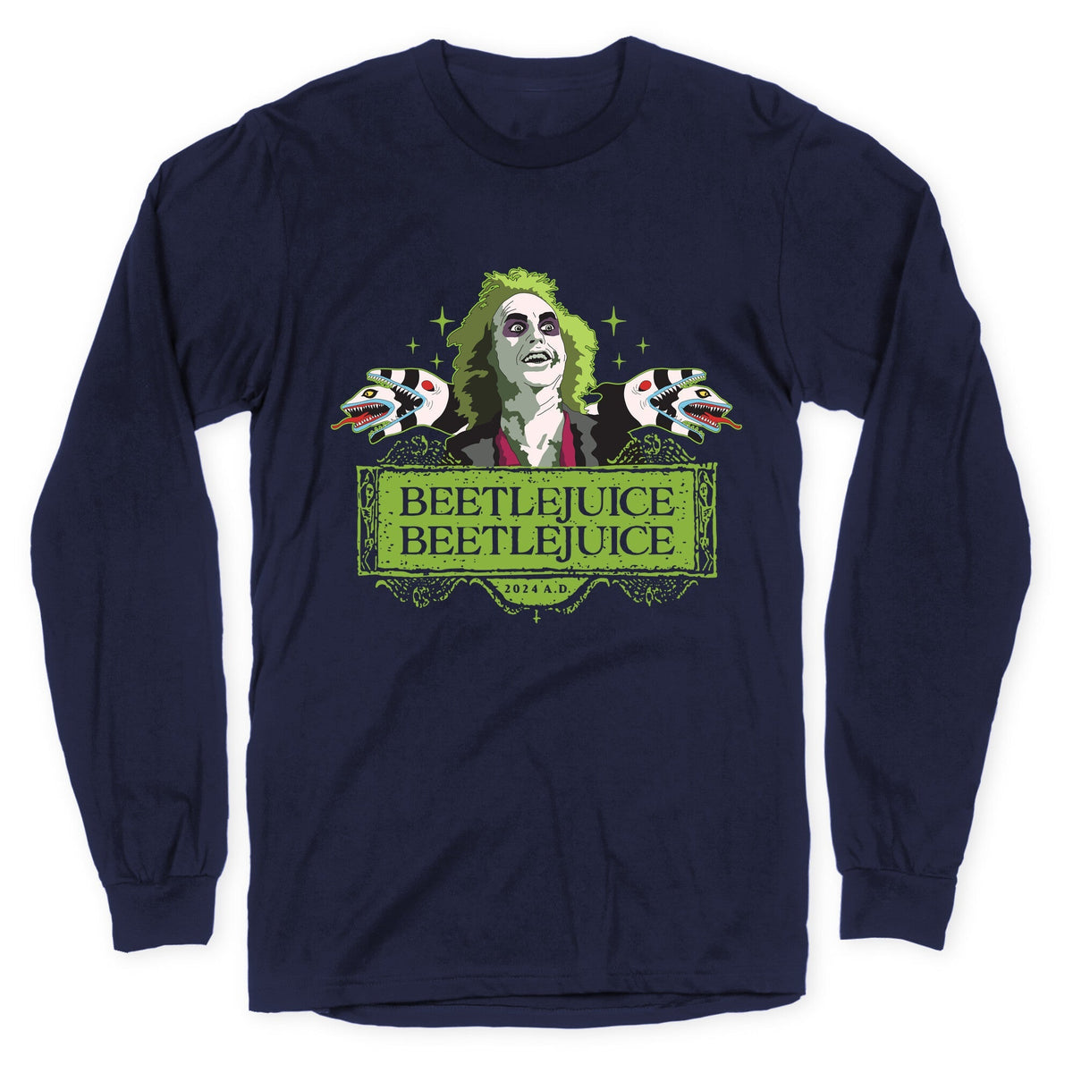Beetlejuice Beetlejuice Longsleeve Tee Unisex