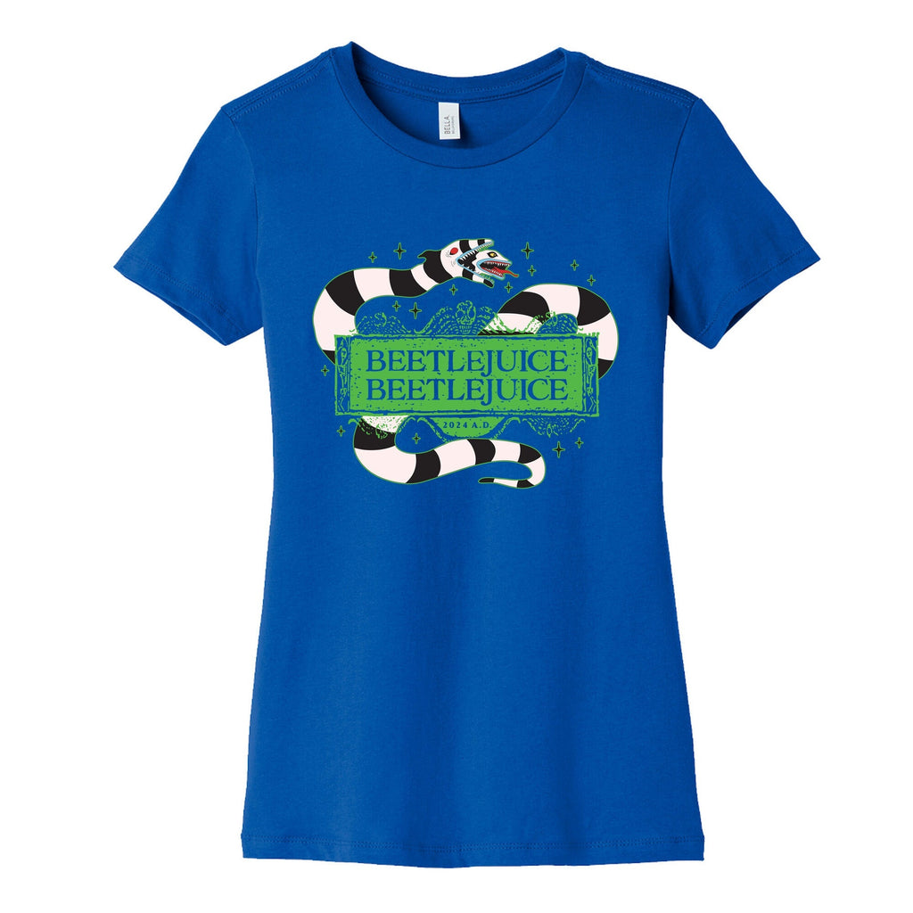 Beetlejuice Beetlejuice 2024 AD Womens Cotton Tee Unisex