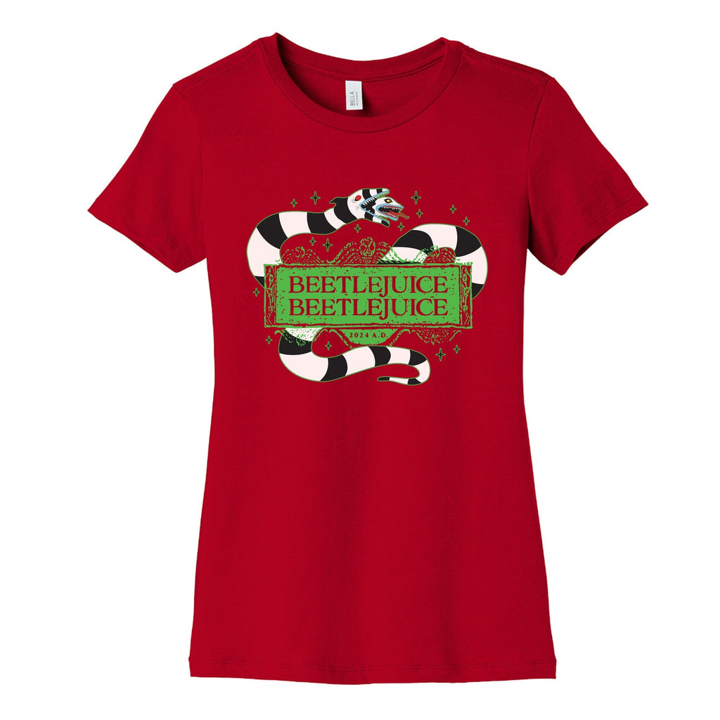 Beetlejuice Beetlejuice 2024 AD Womens Cotton Tee Unisex