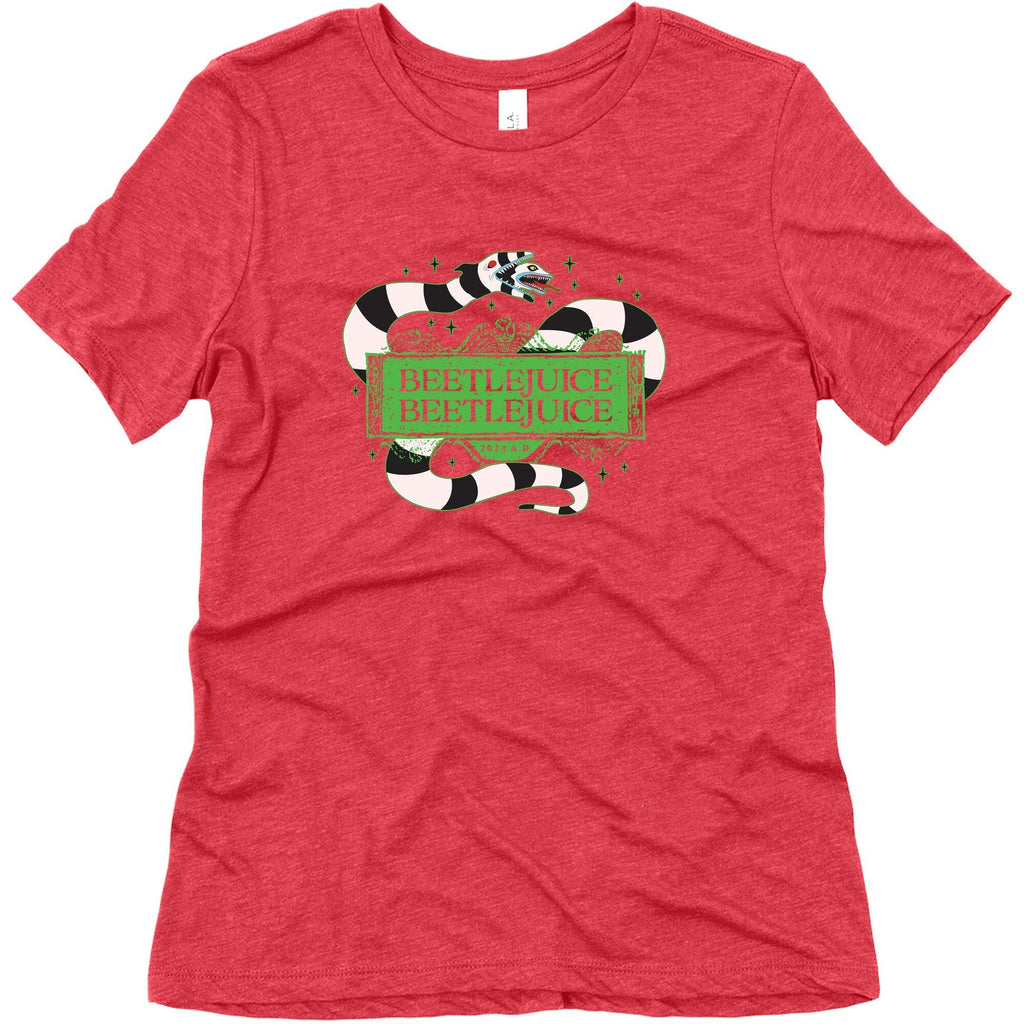 Beetlejuice Beetlejuice 2024 AD Womens Triblend Tee Unisex