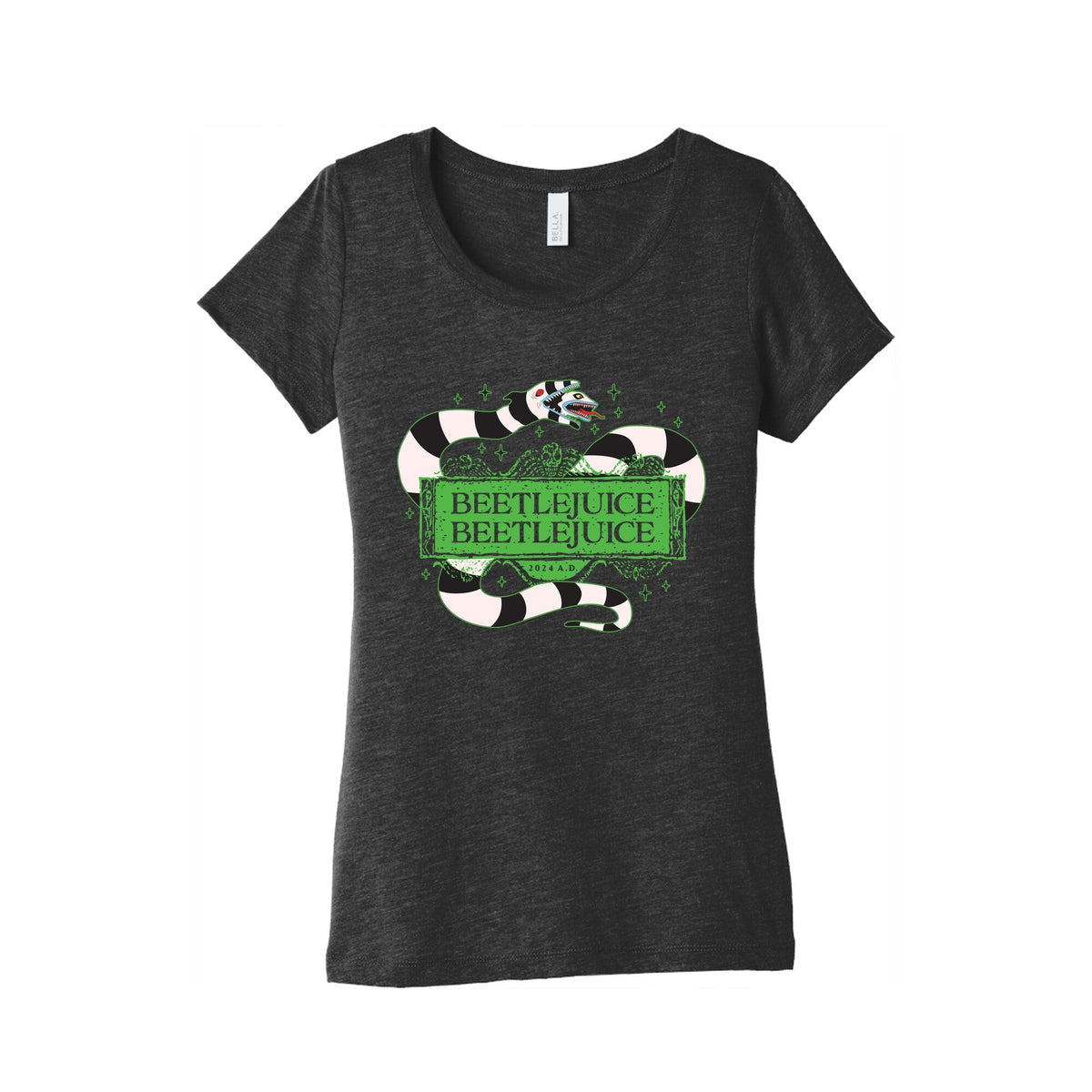 Beetlejuice Beetlejuice 2024 AD Womens Triblend Tee Unisex