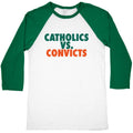 Catholics vs. Convicts Baseball Tee Unisex