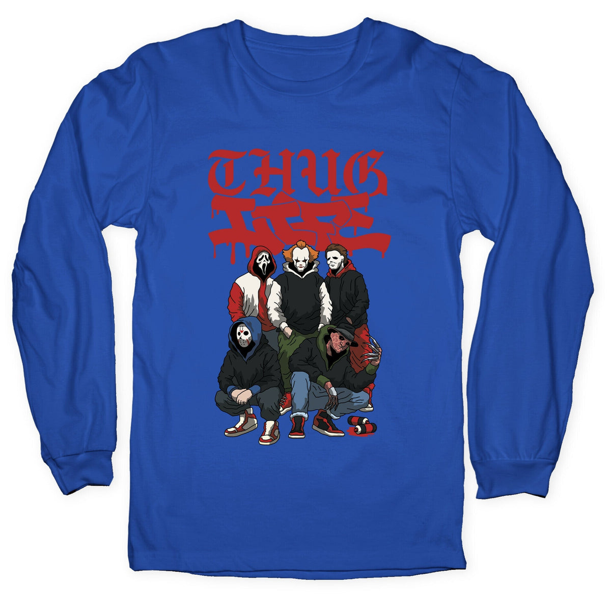 Thug Life Halloween Longsleeve Tee Unisex