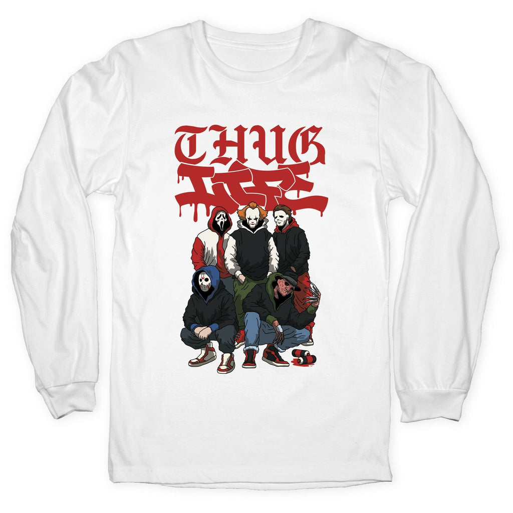 Thug Life Halloween Longsleeve Tee Unisex
