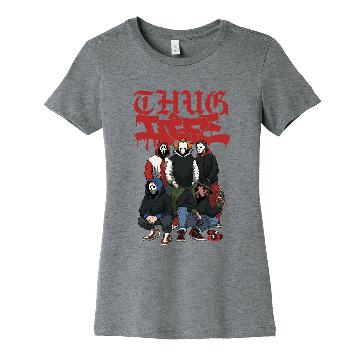 Thug Life Halloween Womens Cotton Tee Unisex