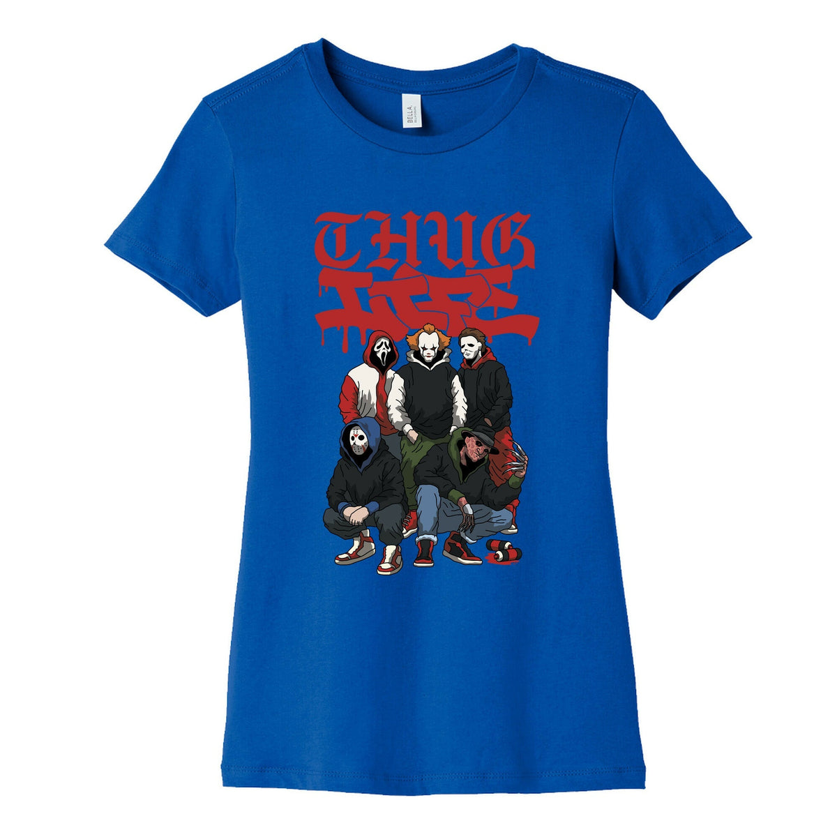 Thug Life Halloween Womens Cotton Tee Unisex