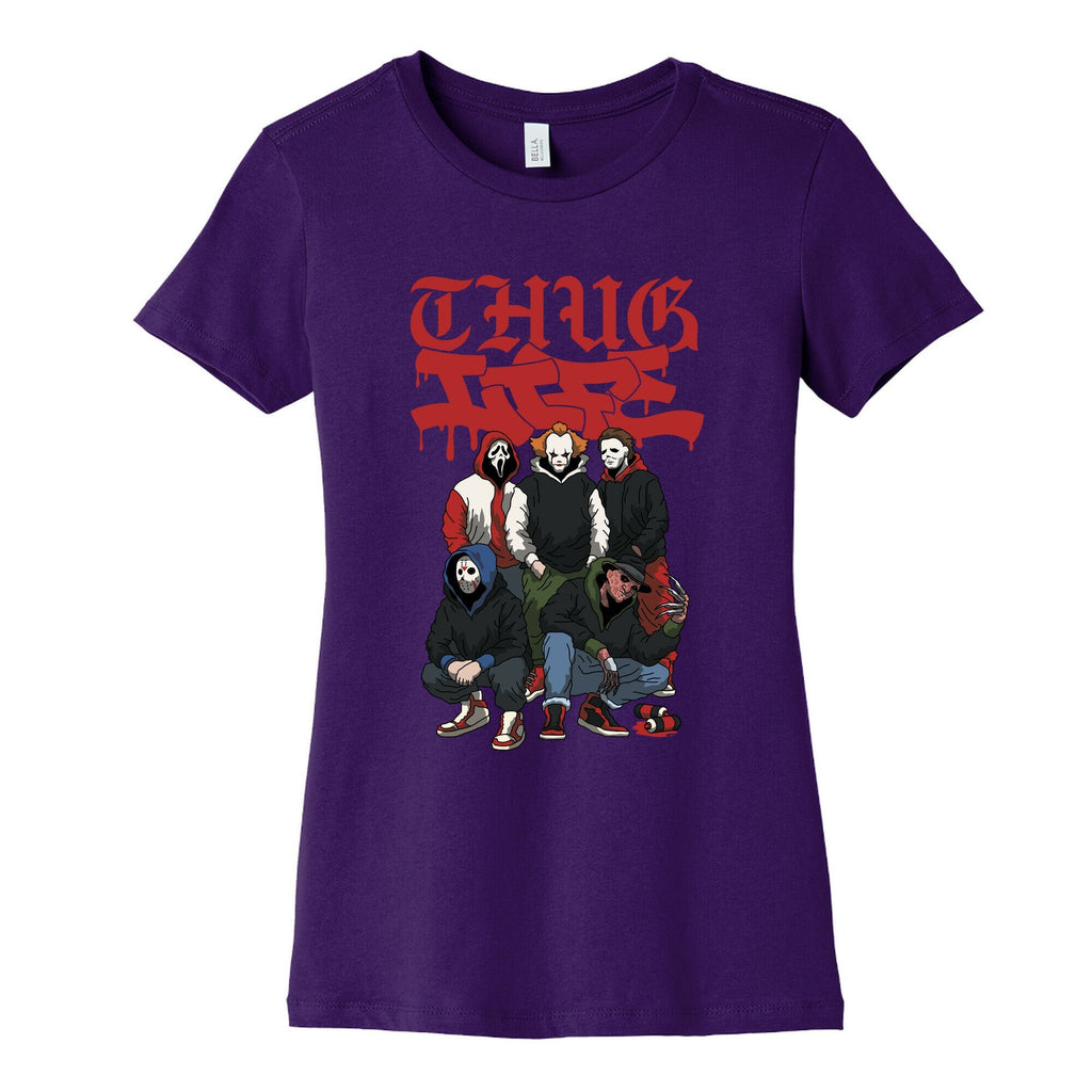Thug Life Halloween Womens Cotton Tee Unisex