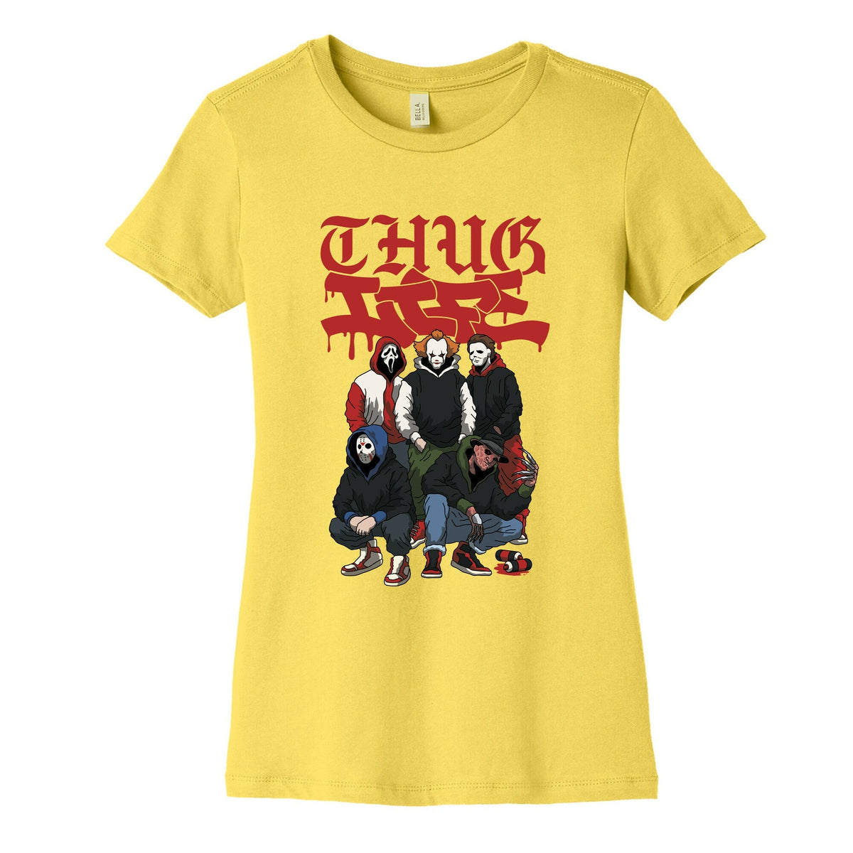 Thug Life Halloween Womens Cotton Tee Unisex