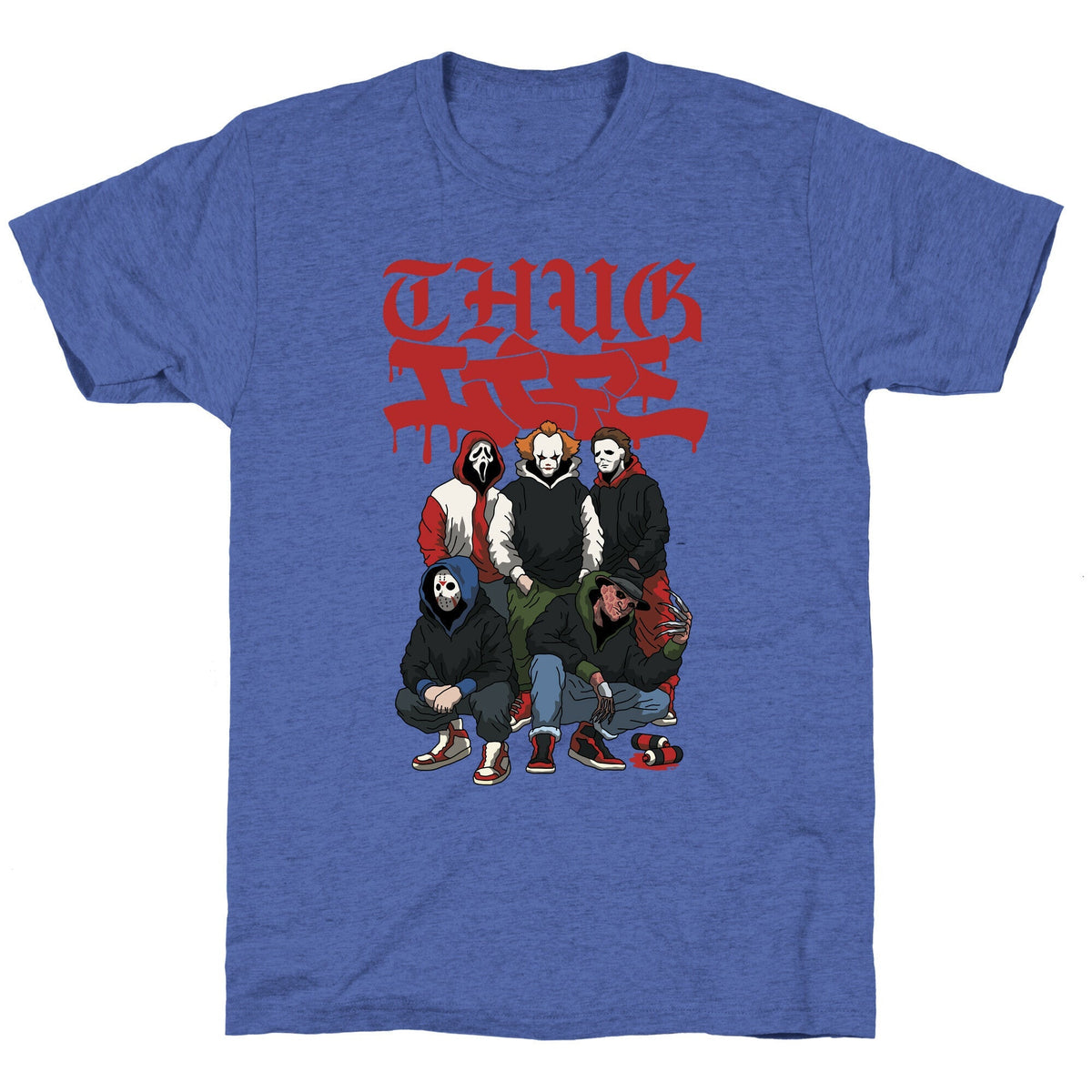 Thug Life Halloween Unisex Triblend Tee Unisex