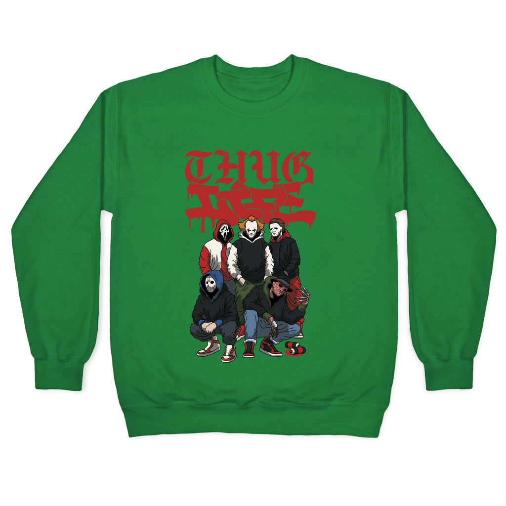Thug Life Halloween Crewneck Unisex