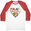 Halloween Heart Baseball Tee Unisex