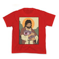 Moo Deng Jesus Kids Tee Unisex