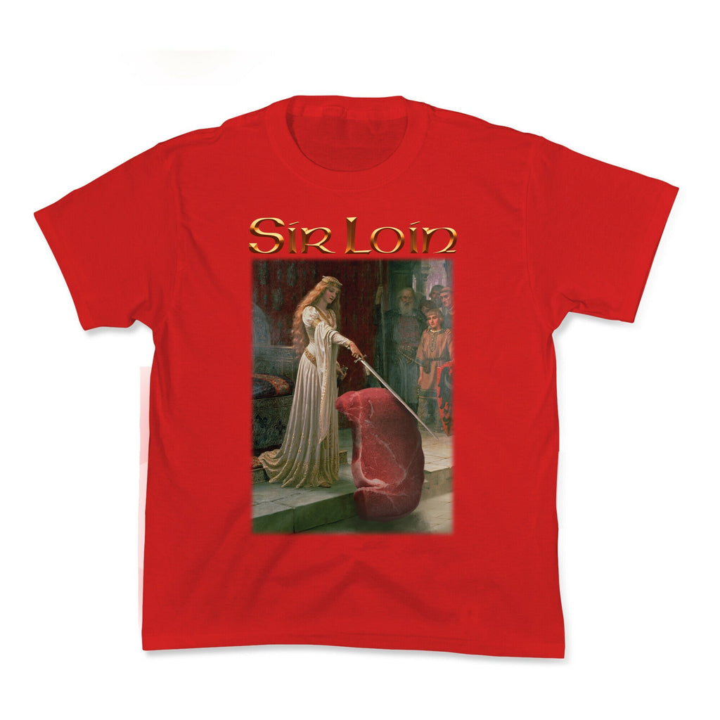 Sir Loin Steak Meme Kids Tee Unisex