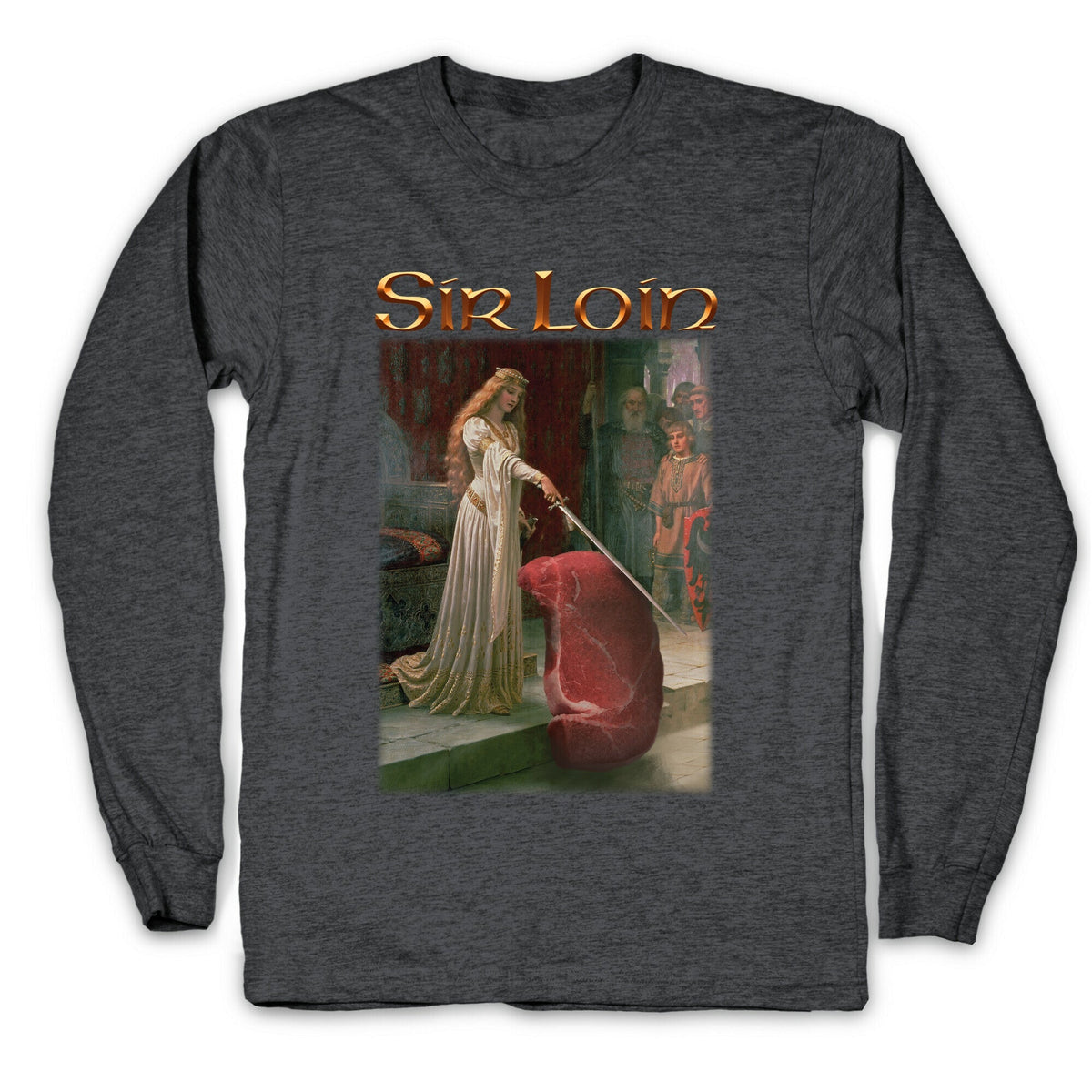 Sir Loin Steak Meme Longsleeve Tee Unisex