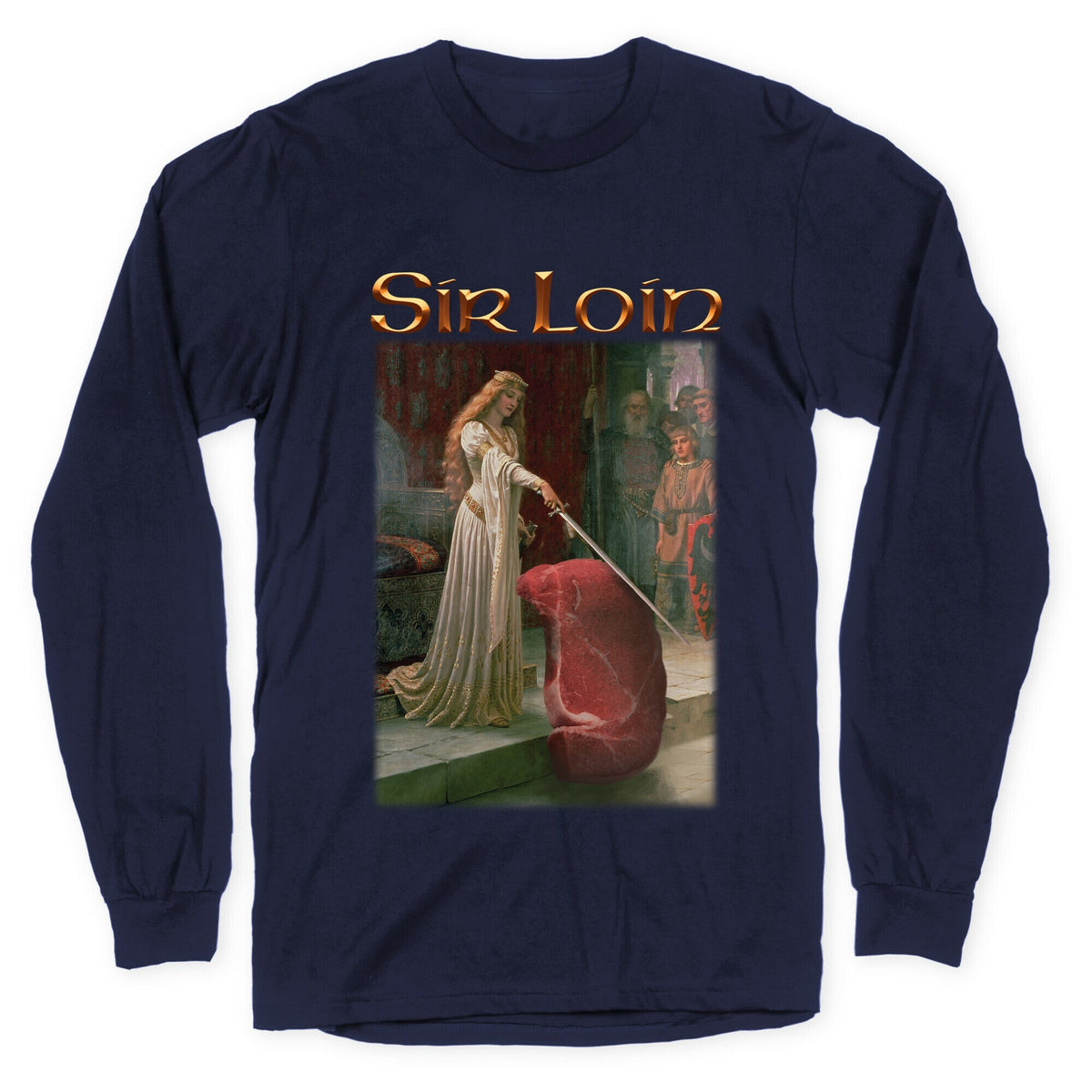 Sir Loin Steak Meme Longsleeve Tee Unisex