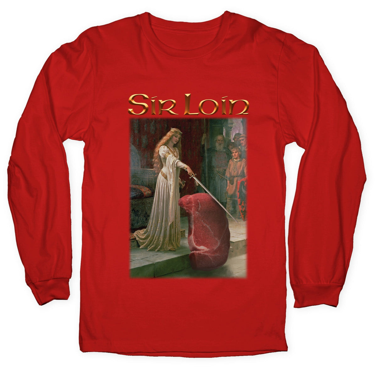 Sir Loin Steak Meme Longsleeve Tee Unisex