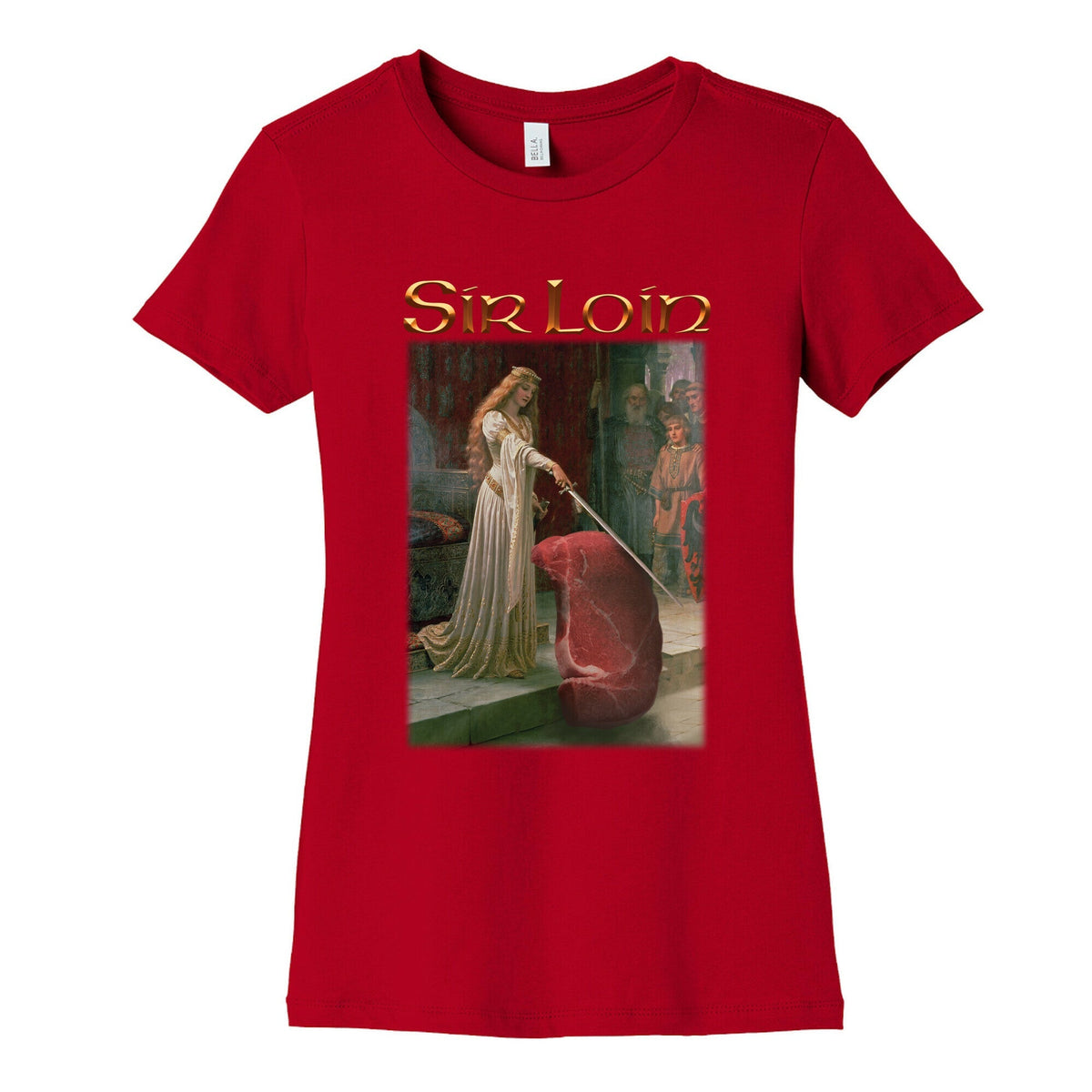 Sir Loin Steak Meme Womens Cotton Tee Unisex