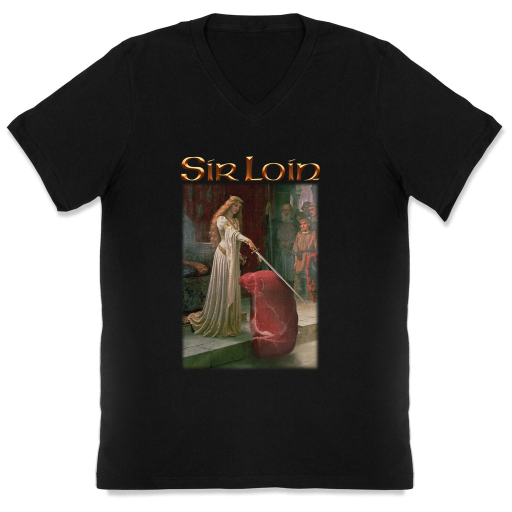 Sir Loin Steak Meme V-Neck Unisex