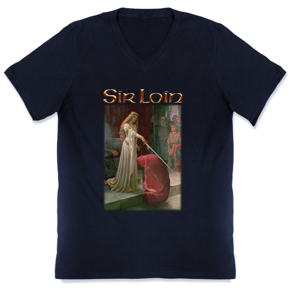 Sir Loin Steak Meme V-Neck Unisex