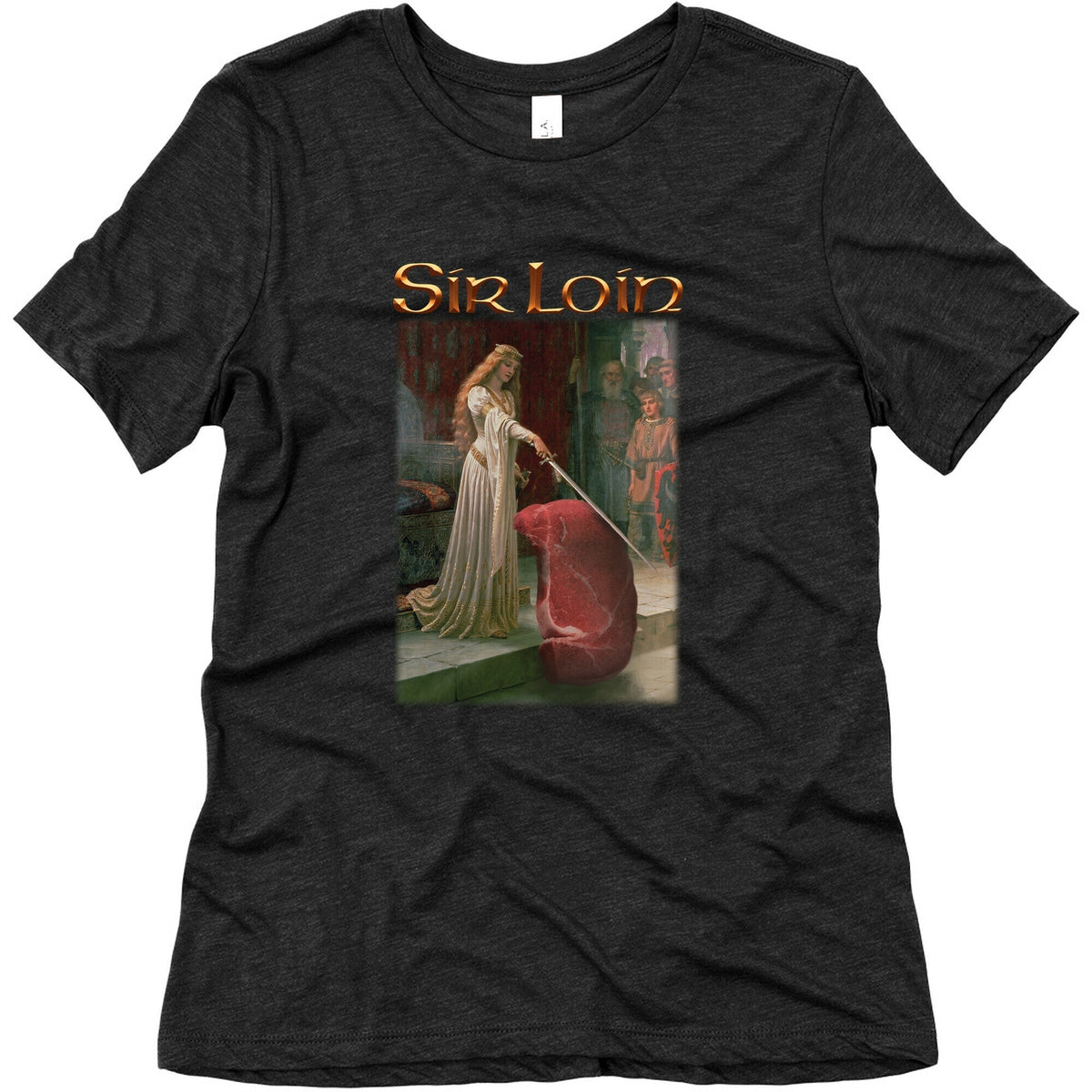 Sir Loin Steak Meme Womens Triblend Tee Unisex