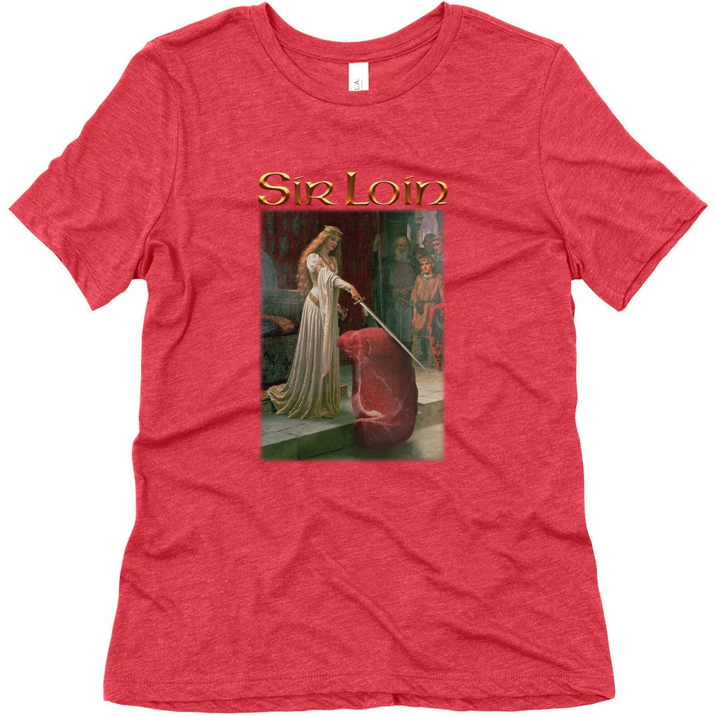 Sir Loin Steak Meme Womens Triblend Tee Unisex