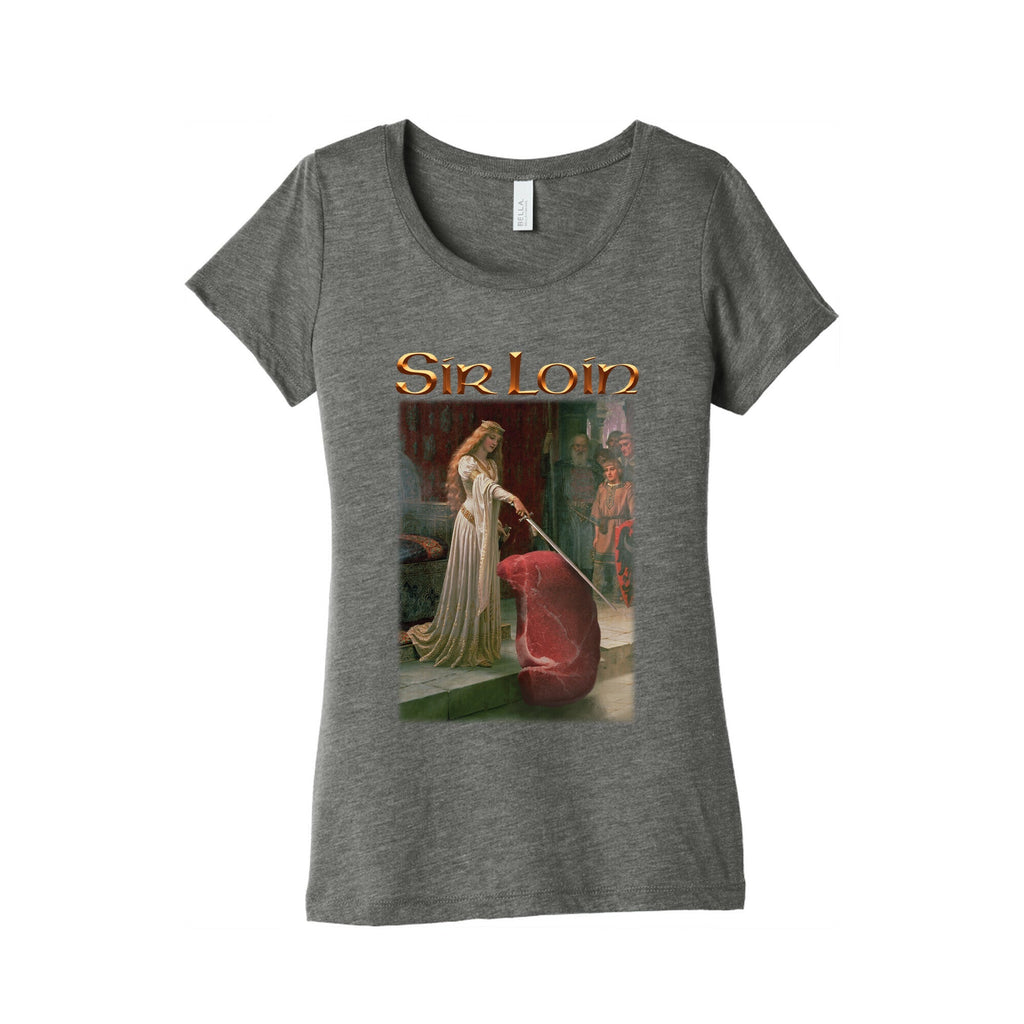 Sir Loin Steak Meme Womens Triblend Tee Unisex