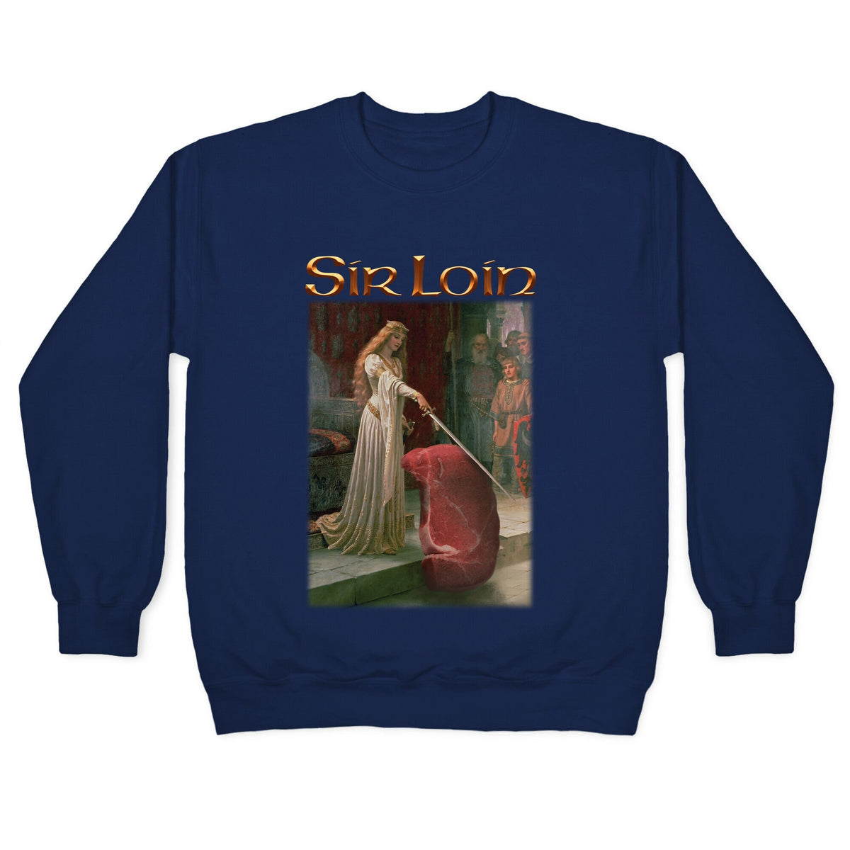 Sir Loin Steak Meme Crewneck Unisex