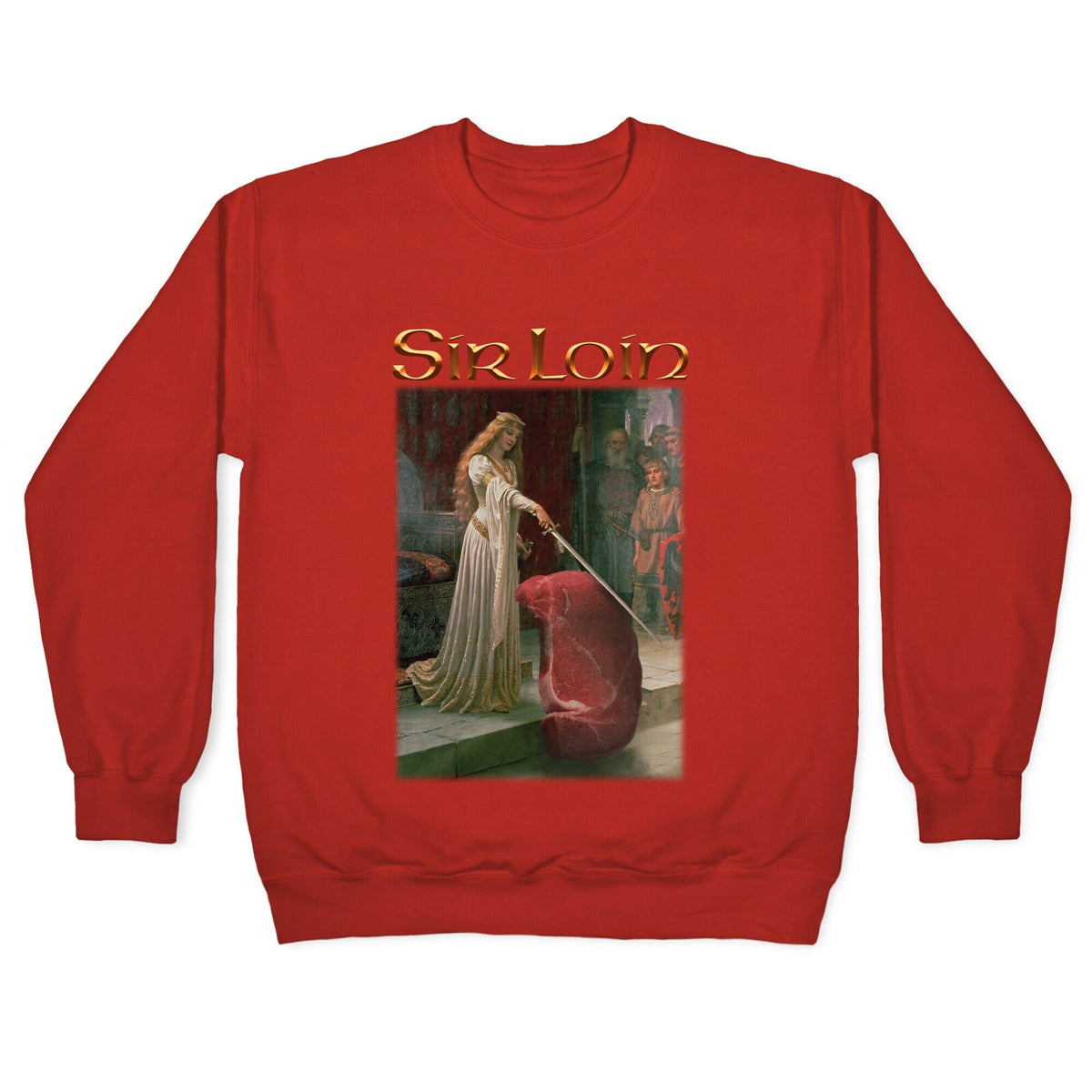 Sir Loin Steak Meme Crewneck Unisex