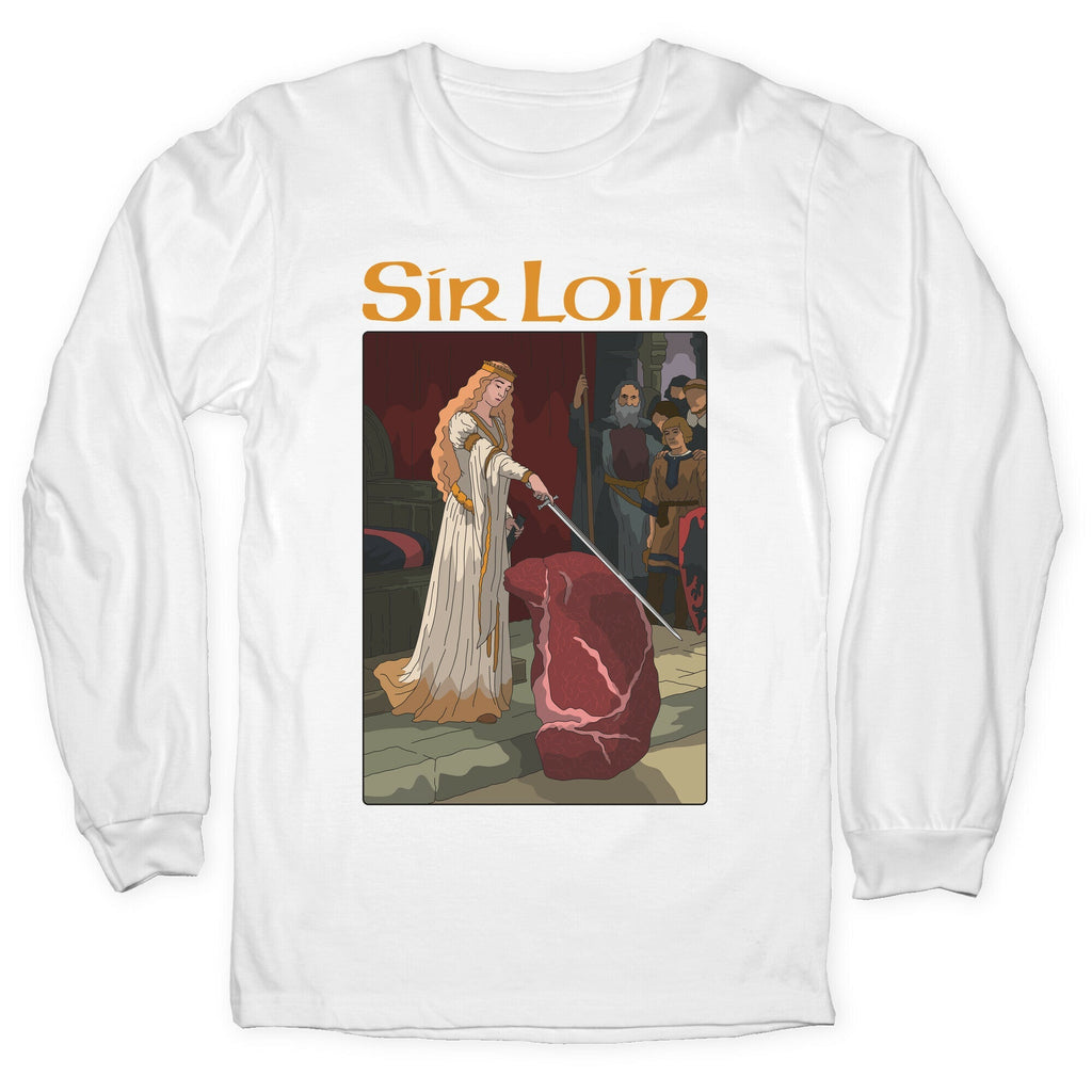 Sir Loin Steak Meme Cartoon Longsleeve Tee Unisex