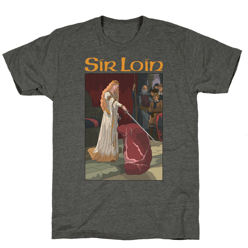 Sir Loin Steak Meme Cartoon Unisex Triblend Tee Unisex