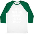 If I Miss This Jumpshot Baseball Tee Unisex